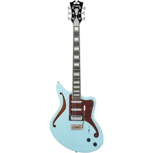 D’Angelico BEDFORD SH Semi Hollow-Body Electric Guitar (Sky Blue)