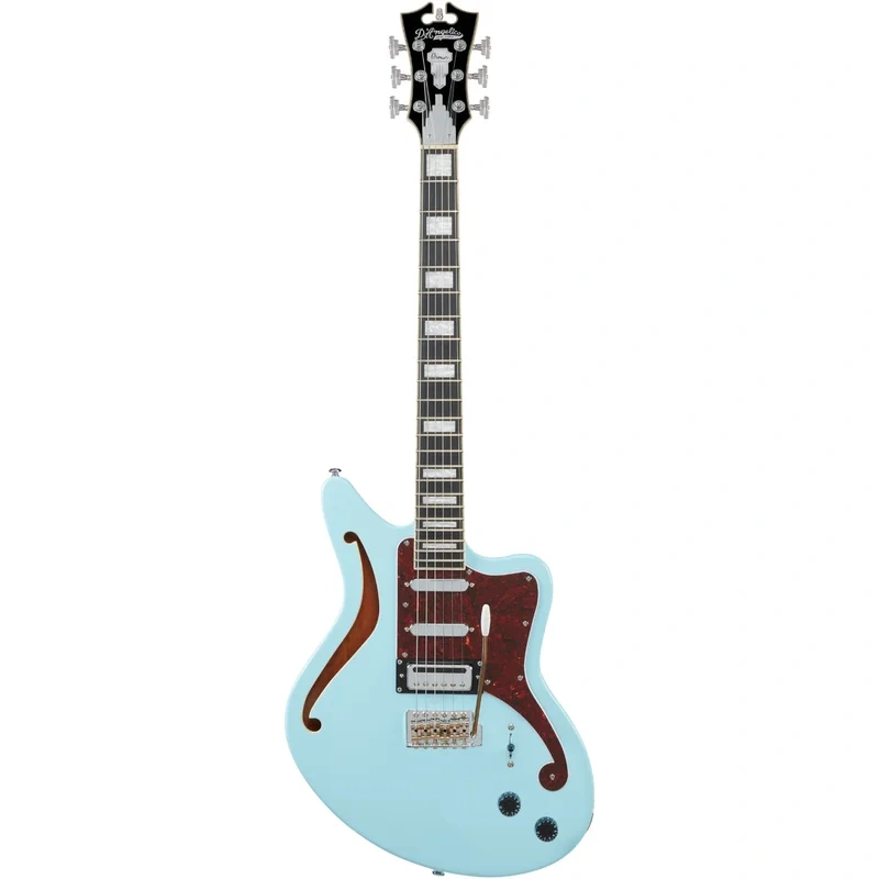 D’Angelico BEDFORD SH Semi Hollow-Body Electric Guitar (Sky Blue)