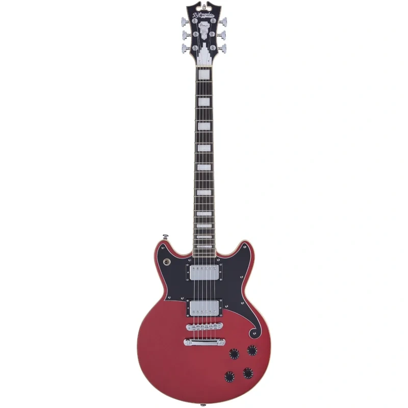 D’Angelico PREMIER BRIGHTON Series Electric Guitar (Oxblood)