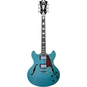 D’Angelico PREMIER DC Series Semi Hollow-Body Electric Guitar (Ocean Turquoise)