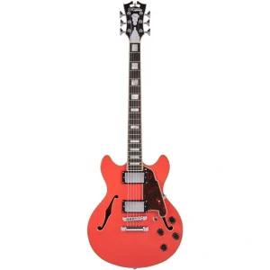 D’Angelico PREMIER MINI DC Series Semi Hollow-Body Electric Guitar (Fiesta Red)