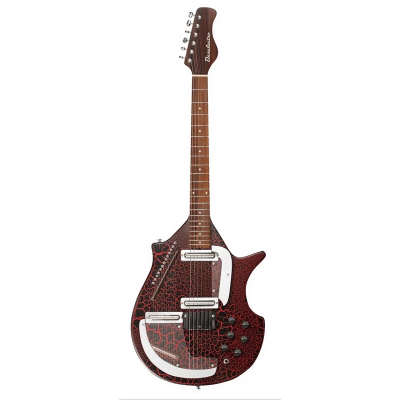 Danelectro D-LSITAR-RC Electric Sitar (Crackle Red)