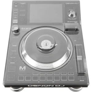 Decksaver DS-PC-SC5000M Polycarbonate Cover for Denon SC5000M/SC5000 Prime Media Player (Smoked Clear)