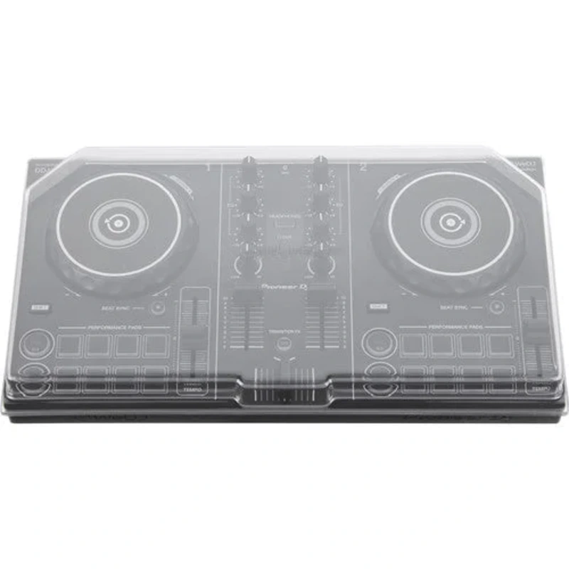 Decksaver DSLE-PC-DDJ200 Pioneer DDJ-200 Cover for Pioneer DDJ-200 Controllers (Smoked Clear)