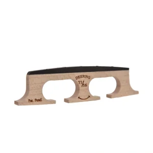 Deering 11/16″ Smile Banjo Bridge with Curved Feet, Radiused