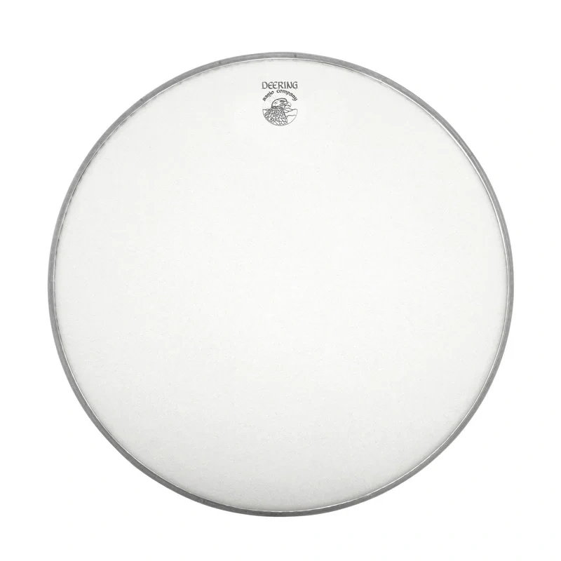 Deering White Top-Frosted Banjo Head, 11″ Medium Crown