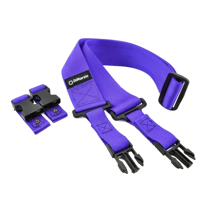 Dimarzio 2″ Purple Cliplock Nylon Strap