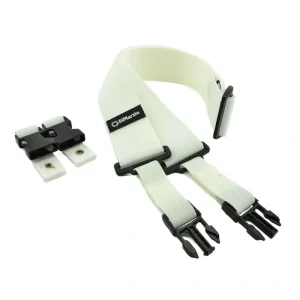 Dimarzio 2″ White Cliplock Nylon Strap