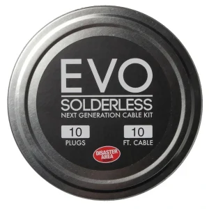 Disaster Area Evo 1010 Solderless Kit – 10 Evo Plugs And 10 Ft. Of Wire