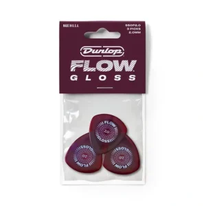 Dunlop 550P200 Flow Gloss Pick 2.0mm – 3 Pack