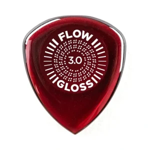 Dunlop 550P300 Flow Gloss Pick 3.0mm – 3 Pack