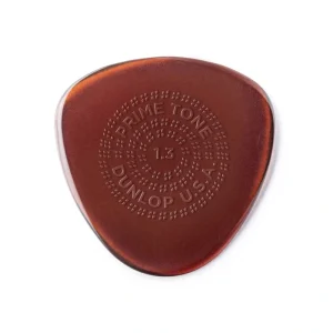 Dunlop Primetone Sculpted Plectra, Ultex Semi Round with Grip, 1.30MM Thick, Three Pack