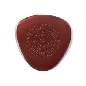 Dunlop Primetone Sculpted Plectra, Ultex Semi Round with Grip, 1.50MM Thick, Three Pack
