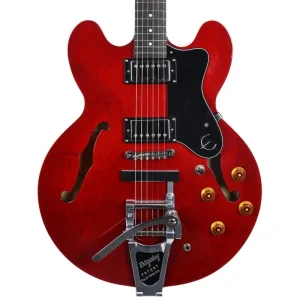 Epiphone 2017 Dot Cherry With Bigsby Vibramate And HSC – Used