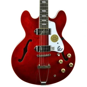 Epiphone Casino Cherry – Maple Body – With Chrome Hardware – Used