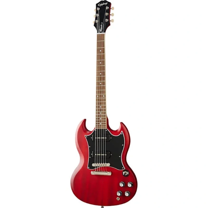 Epiphone SG Classic Worn P-90S Worn Cherry