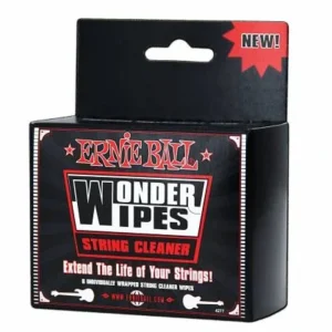 Ernie Ball 4277EB Wonder Wipes String Cleaner – 6 Pack