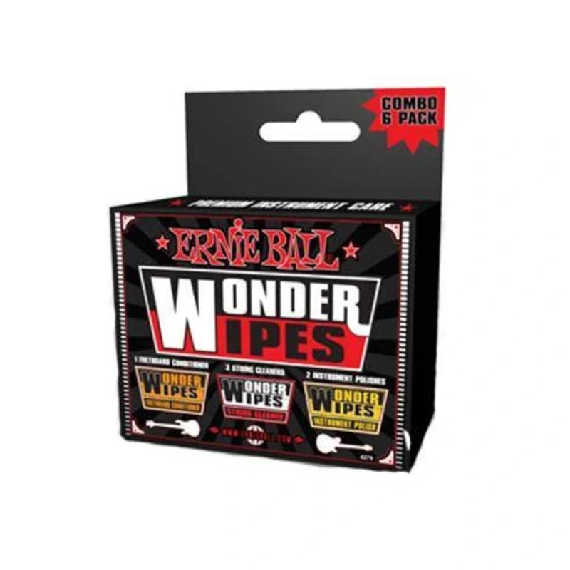 Ernie Ball 4279EB Wonder Wipes Multi-Pack