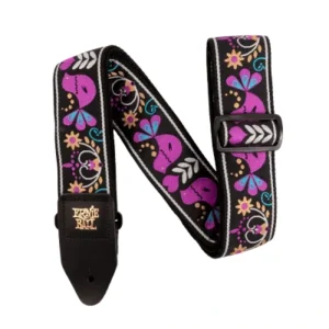 Ernie Ball 5331EB Jacquard Strap – Purple Bird Lupin
