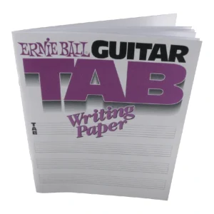 Ernie Ball Guitar Tab Writing Paper