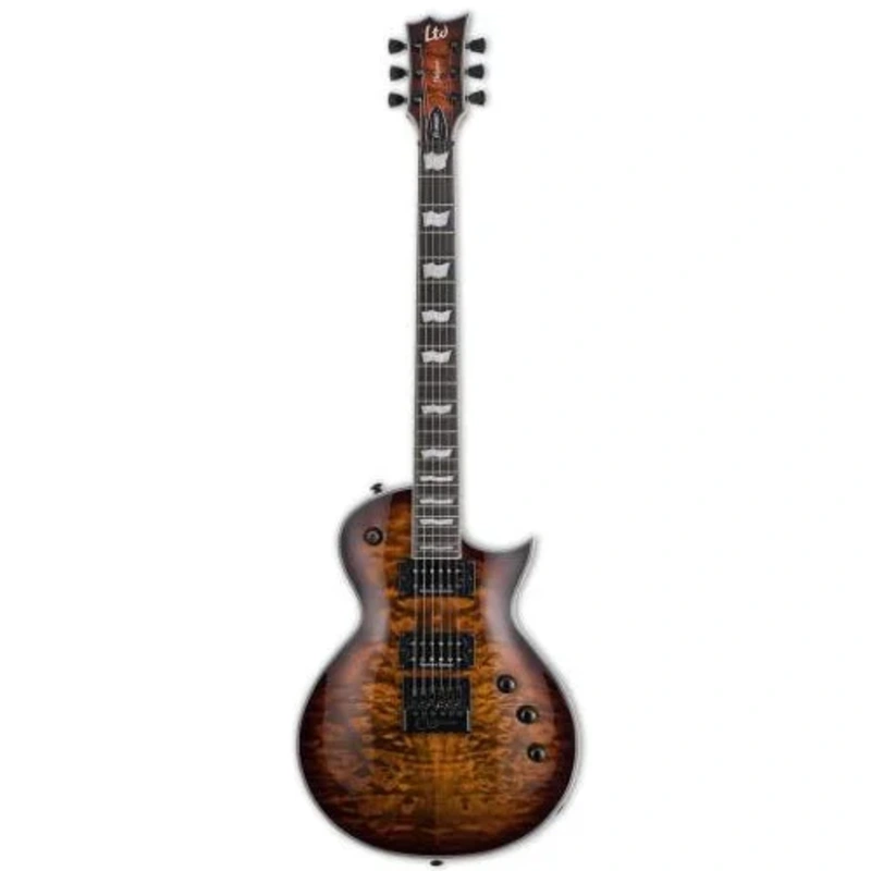 ESP LTD EC-1000 EverTune Electric Guitar (Dark Brown Sunburst)