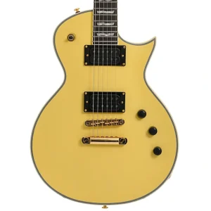 ESP LTD EC-1000T CTM Full Thickness Electric Guitar, Vintage Gold Satin