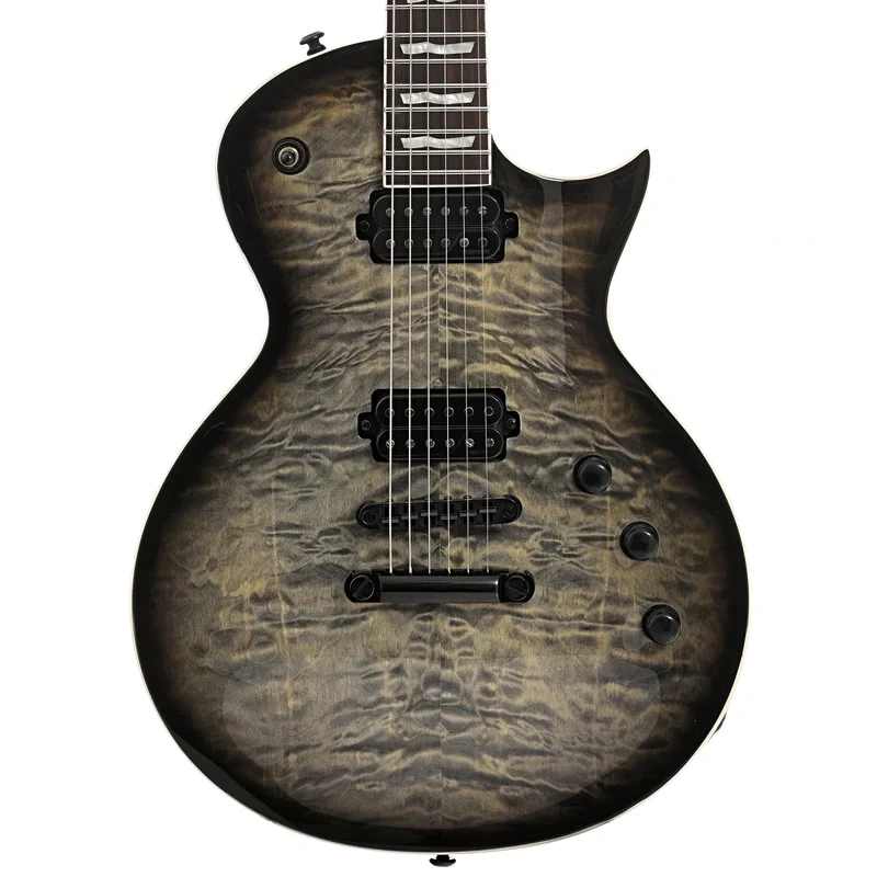 ESP LTD EC-1000T Electric Guitar, Charcoal Burst