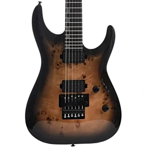 ESP LTD H-1001FR Electric Guitar, Black Natural Burst