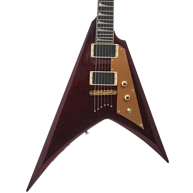 ESP LTD KH-V Electric Guitar, Red Sparkle