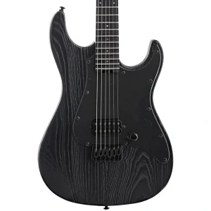 ESP LTD SN1-HT Electric Guitar, Black Blast Finish