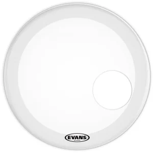 Evans 22″ EQ3 Coated White Resonant Bass Head