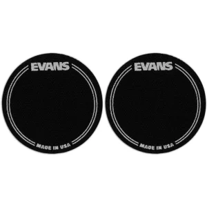 Evans Single Bass Drum Patch – Black (2 pack) (EQPB1)