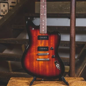 Fender 2013 Modern Player Jaguar 2-Color Chocolate Burst With Gig Bag – Used