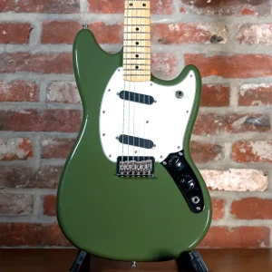 Fender 2016 Mustang Olive Green With Bag – Used