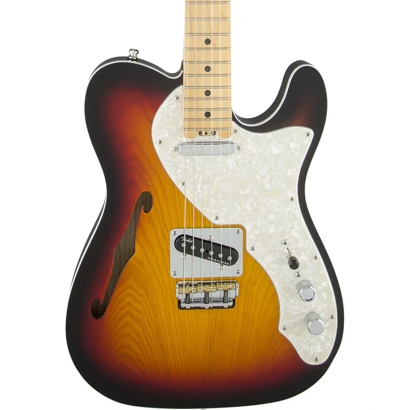 Fender American Elite Telecaster Thinline – Maple Fingerboard – 3-Color