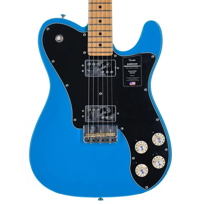 Fender American Professional II Telecaster Deluxe Maple, Miami Blue