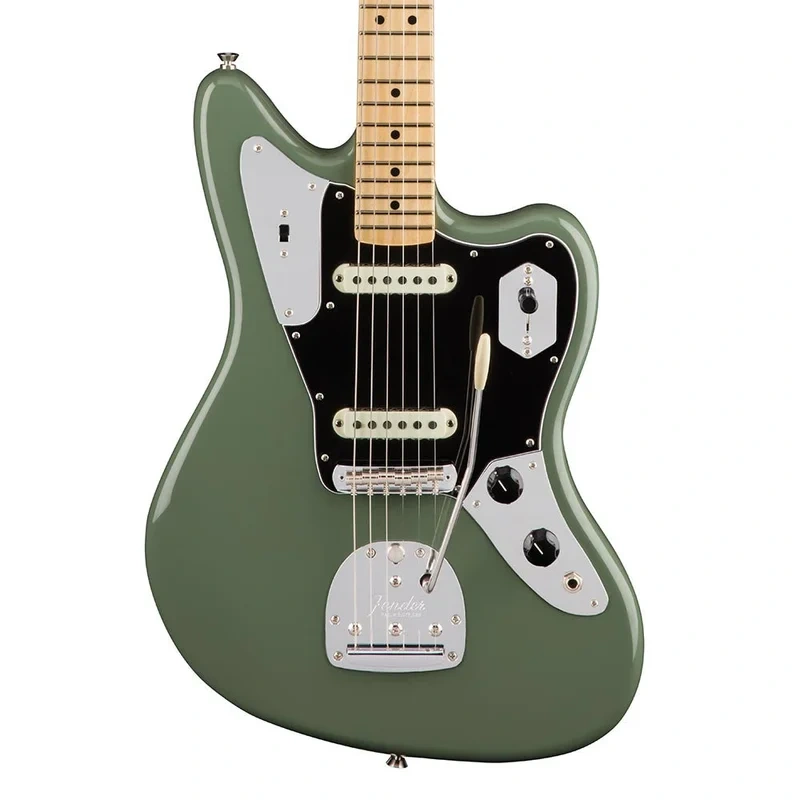 Fender American Professional Jaguar – Maple Fingerboard – Antique Olive