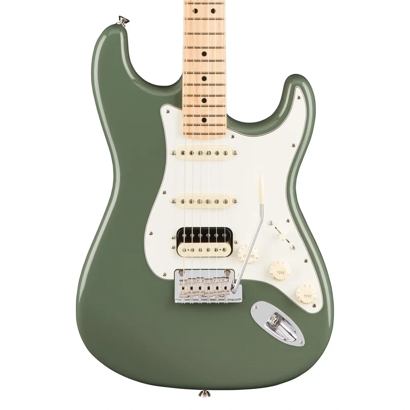 Fender American Professional Stratocaster HSS Shawbucker – Antique Olive – Maple