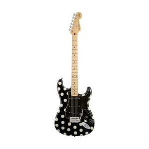Fender Artist Buddy Guy Stratocaster Guitar, Maple Neck, Polka Dot Finish, w/Gigbag