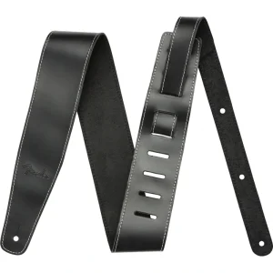 Fender Broken-In Leather Strap 2.5″ – Black