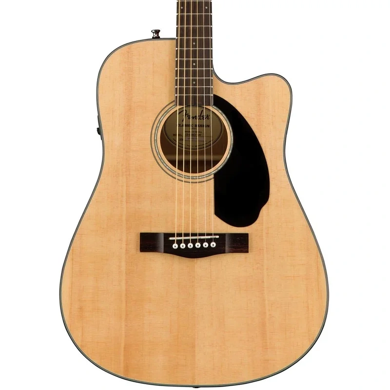Fender CD-60SCE Acoustic Guitar with Electronics – Natural