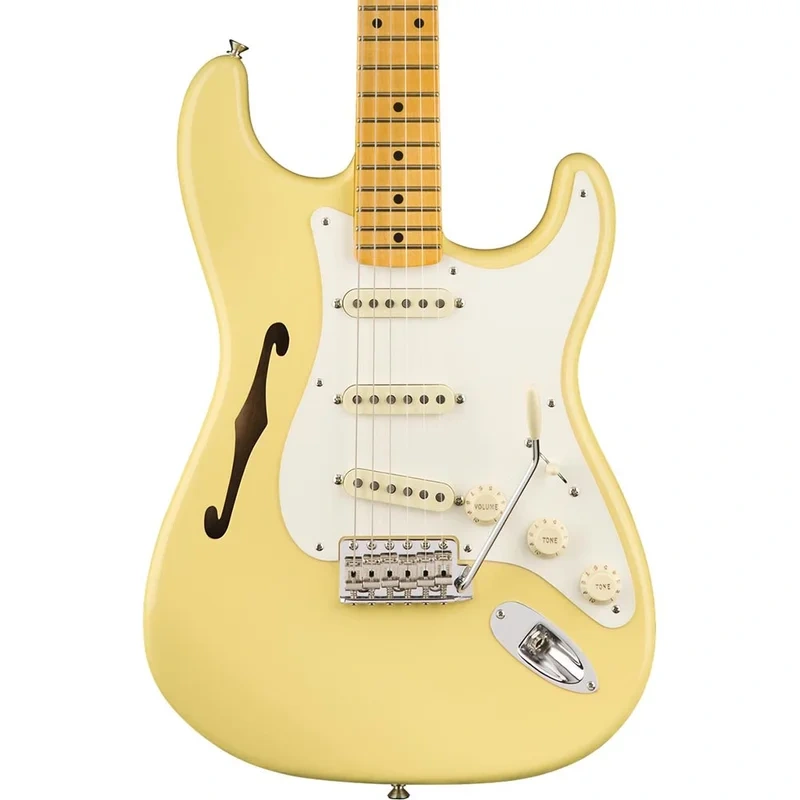 Fender Eric Johnson Thinline Stratocaster – Maple – Vintage White