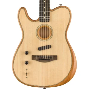 Fender Lefty American Acoustasonic Telecaster Ebony, Natural