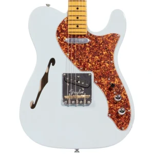 Fender Limited Edition American Professional II Telecaster Thinline, Transparent Daphne Blue