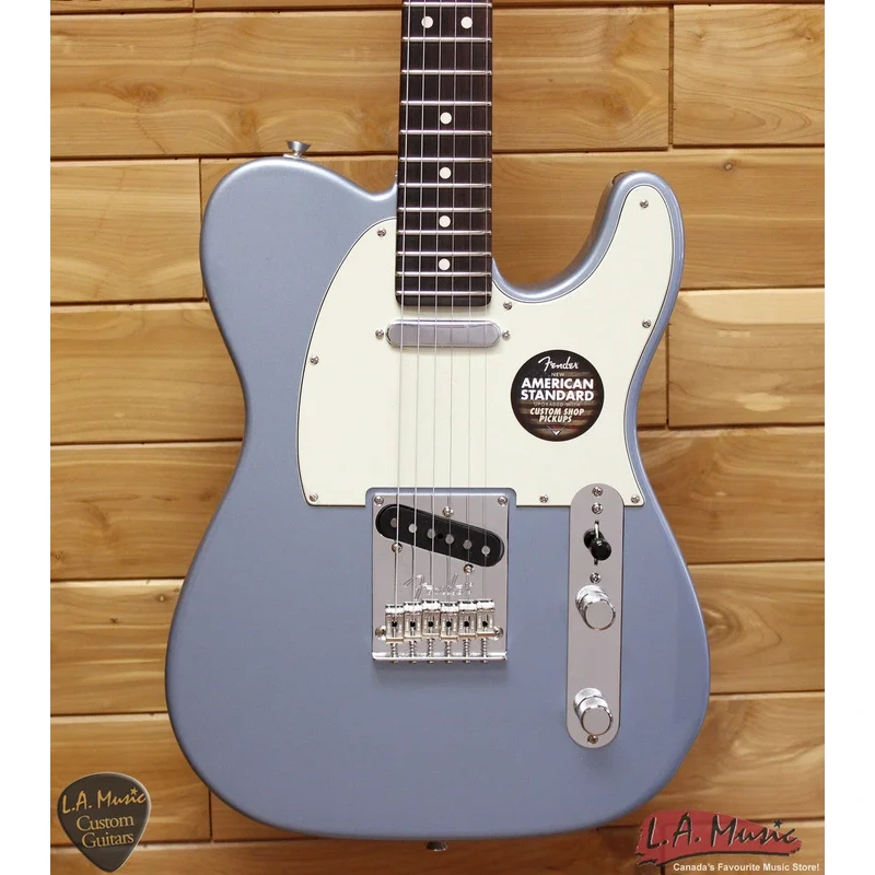 Fender Limited Edition American Standard Telecaster, Rosewood Fingerboard, Painted Headcap, Ice Blue Metallic 0170801783
