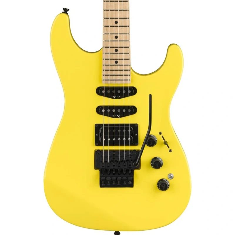 Fender Limited Edition HM Stratocaster Maple Fingerboard Frozen Yellow