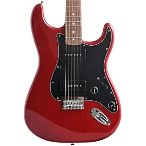 Fender Noventa Stratocaster, Crimson Red Transparent