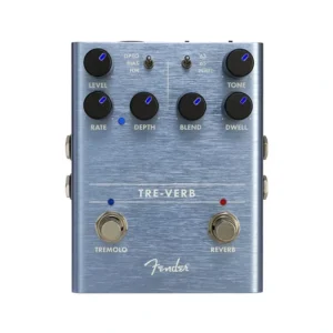 Fender Tre-Verb Tremolo Reverb Guitar Effects Pedal