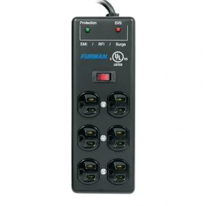 Furman SS-6B-PRO 6-Outlet Surge Protector – 15′