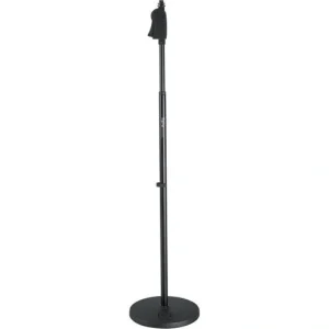 Gator Frameworks GFW-MIC-1000 Standard 10″ Roundbase Mic Stand w/ Standard Twist Clutch